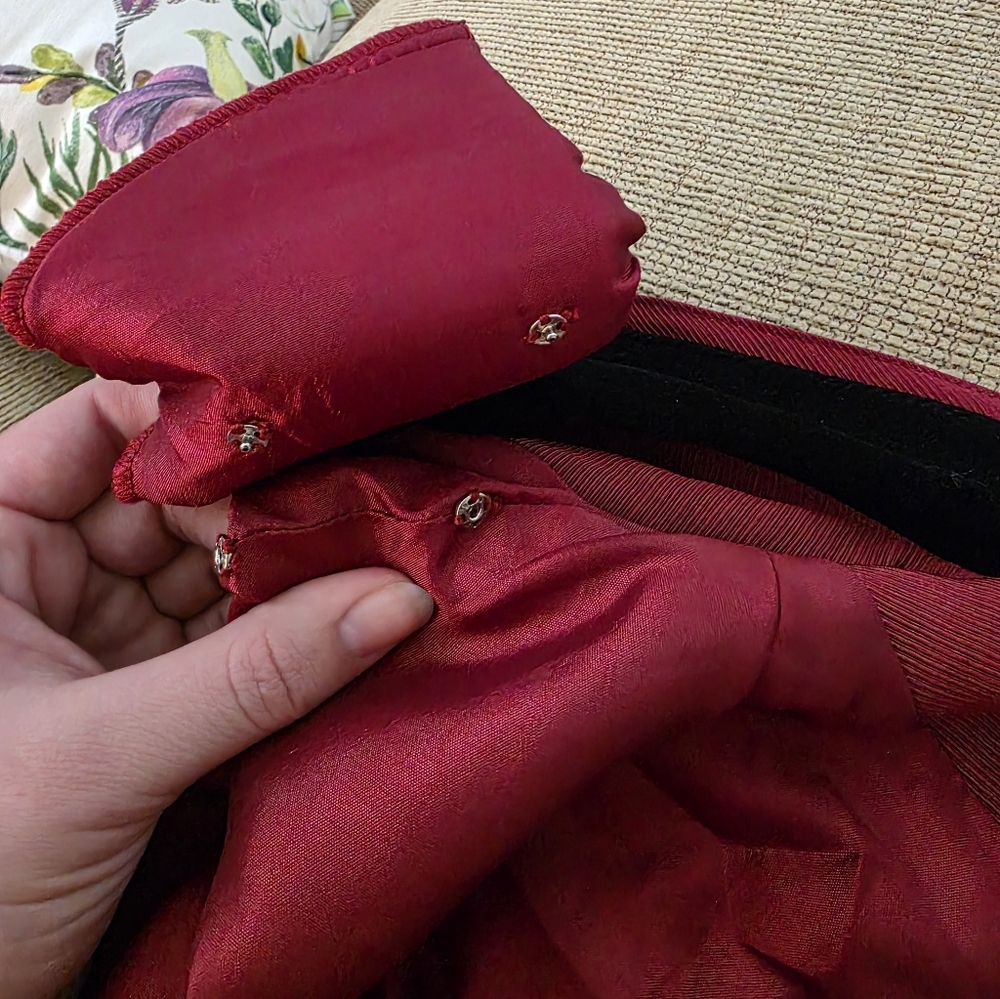 FONTAINE COAT DRESS - RED RIBBED RAYON Trashy Diva - Picture 16 of 16